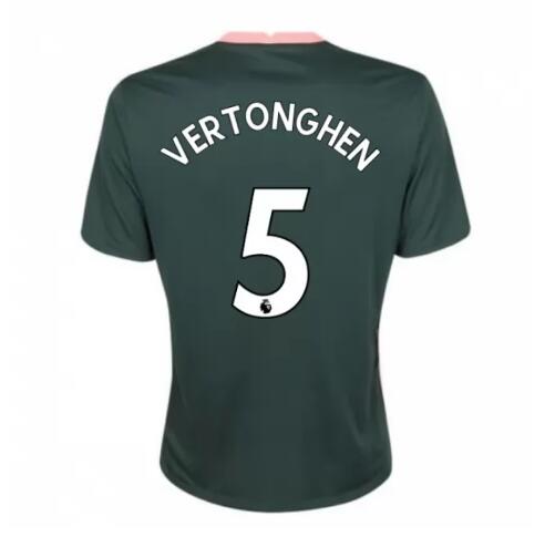 Tottenham Hotspur Away Kit Soccer Jersey VERTONGHEN 5 2020/21